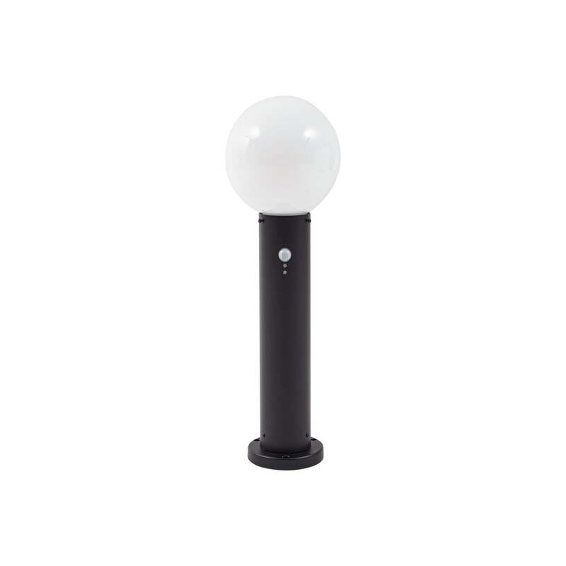 [neuwertig] B-ware Lindby Sockelleuchte Dangan Led Gartenleuchte Außenlampe Mit Sensor Schwarz 60cm