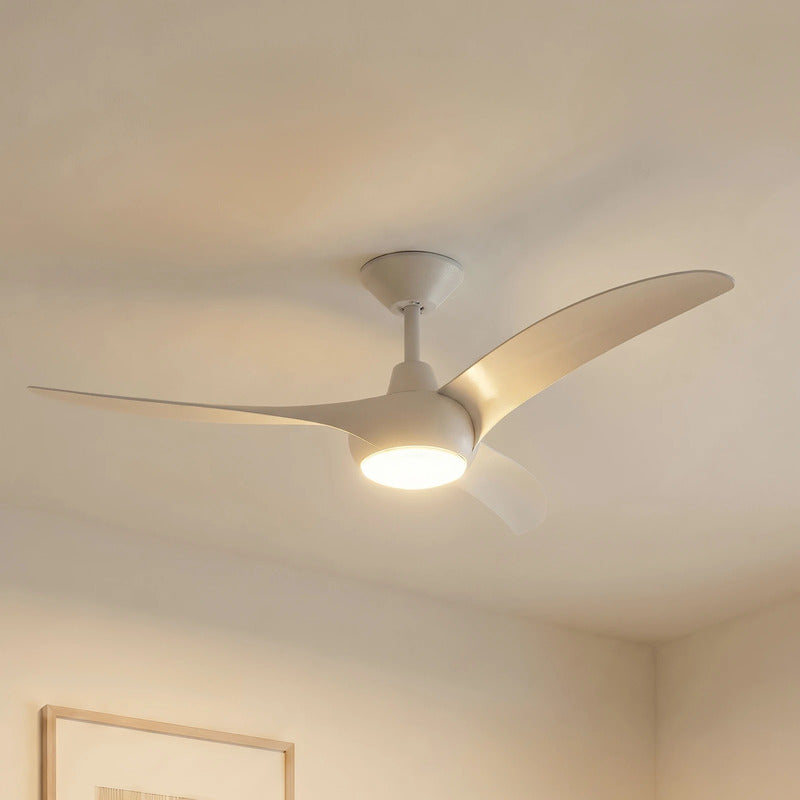 [gebraucht] B-ware Briya Led-deckenventilator Ø116cm Dimmbar Cct Weiß Deckenlampe Ventilator