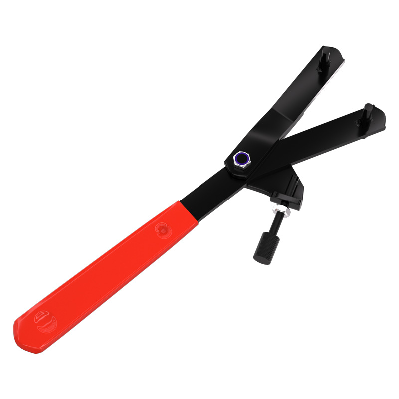 Handwerkzeuge Schwungradkupplungsschlüssel 36-110 Mm Verstellbarer Universal-riemenscheibenstützschlüssel Für Motorrad Atv Verstellbare Schraubenschlüssel