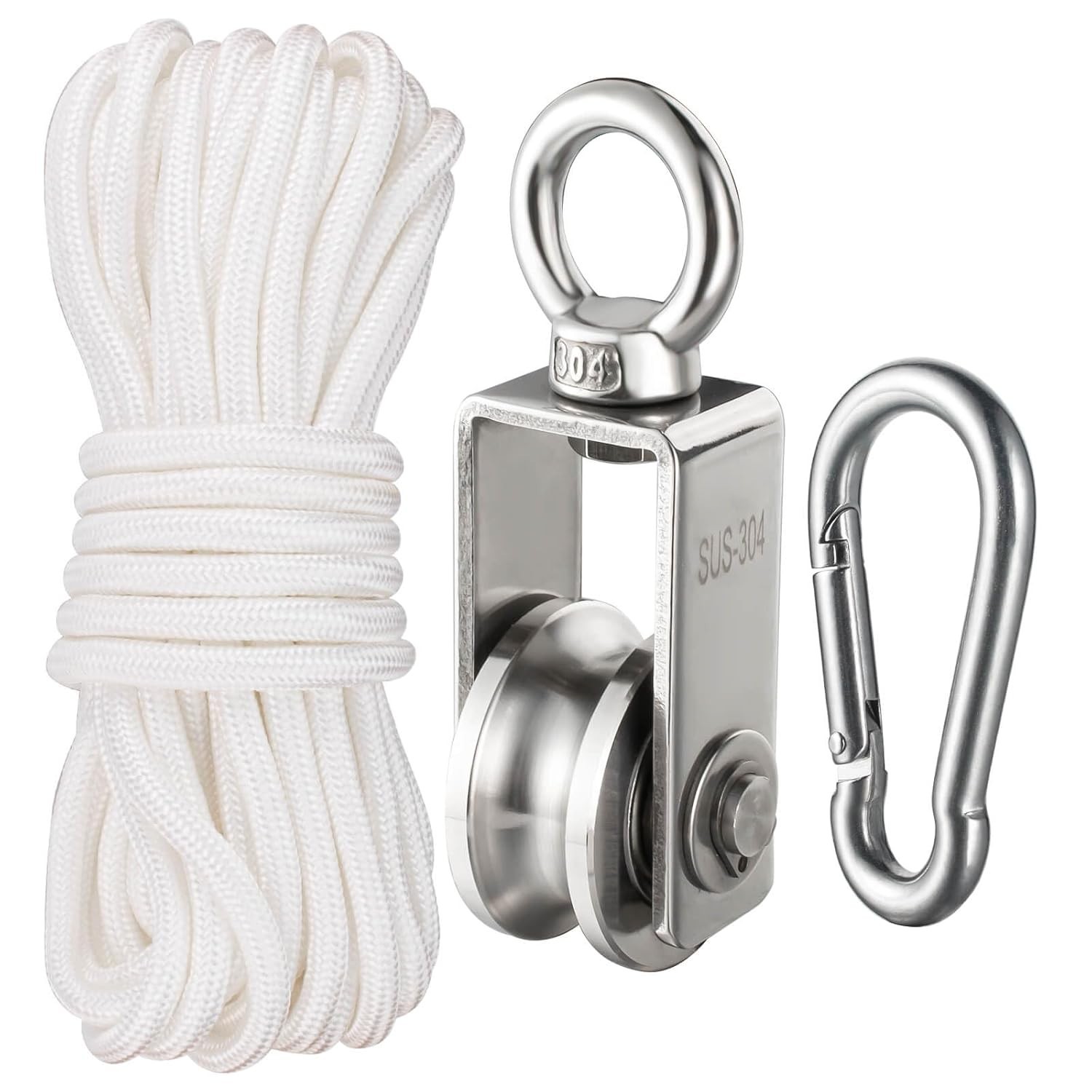 Heberolle Mit 1 Lager, Seilrolle, 34-mm-rolle, Hebering 304, U-nut