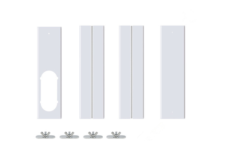 Tragbares Klimaanlagen-fensterset, Verstellbare Dichtungsplatte, Klimaanlagen-fensteradapter-set