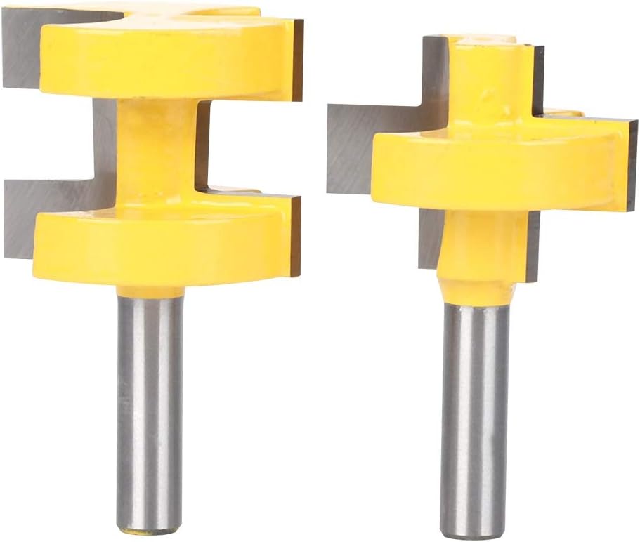 Fräserset, 2 Stück 8 Mm Vierkant-fräserschaft Aus Hochhartem Hartmetall