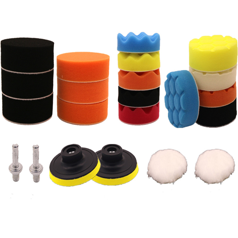 Polierpad, 22-teiliges Polierset, Polierschwamm, Polierwolle, Wachspad, Mit M10-adapter, Für Autopoliermaschine