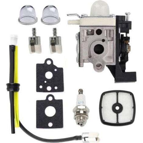 10-teiliger Vergaser-reparatursatz, Kompatibel Mit Echo Srm-2320t – 21,2 Cm³, Inklusive Luftfilter, Zündkerzen, Kraftstoffleitung Und Dichtungen