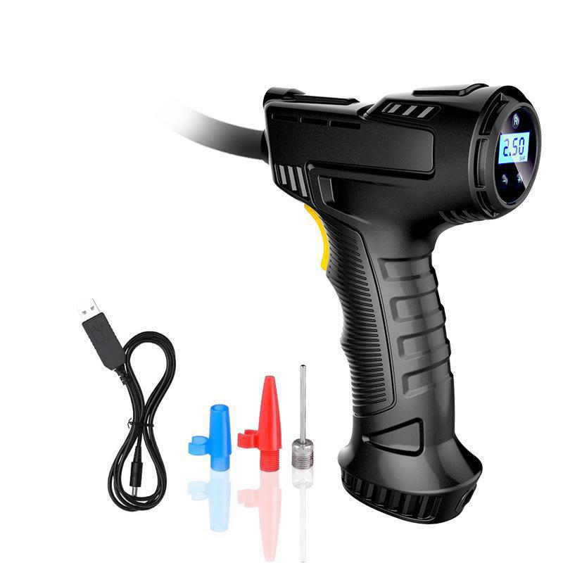 120-w-auto-elektro-luftpumpe, Tragbarer, Wiederaufladbarer Digitaler Luftkompressor, Auto-reifenfüller