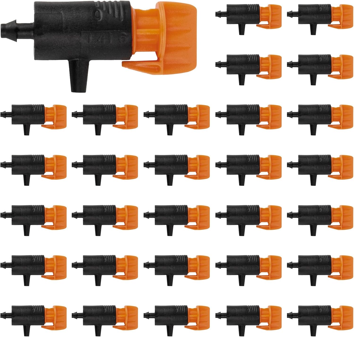 60er-pack Bewässerungstropfer, Pflanzenbewässerungsgeräte, Verstellbare Tropfbewässerungsdüsen, Mikro-sprühdüsen