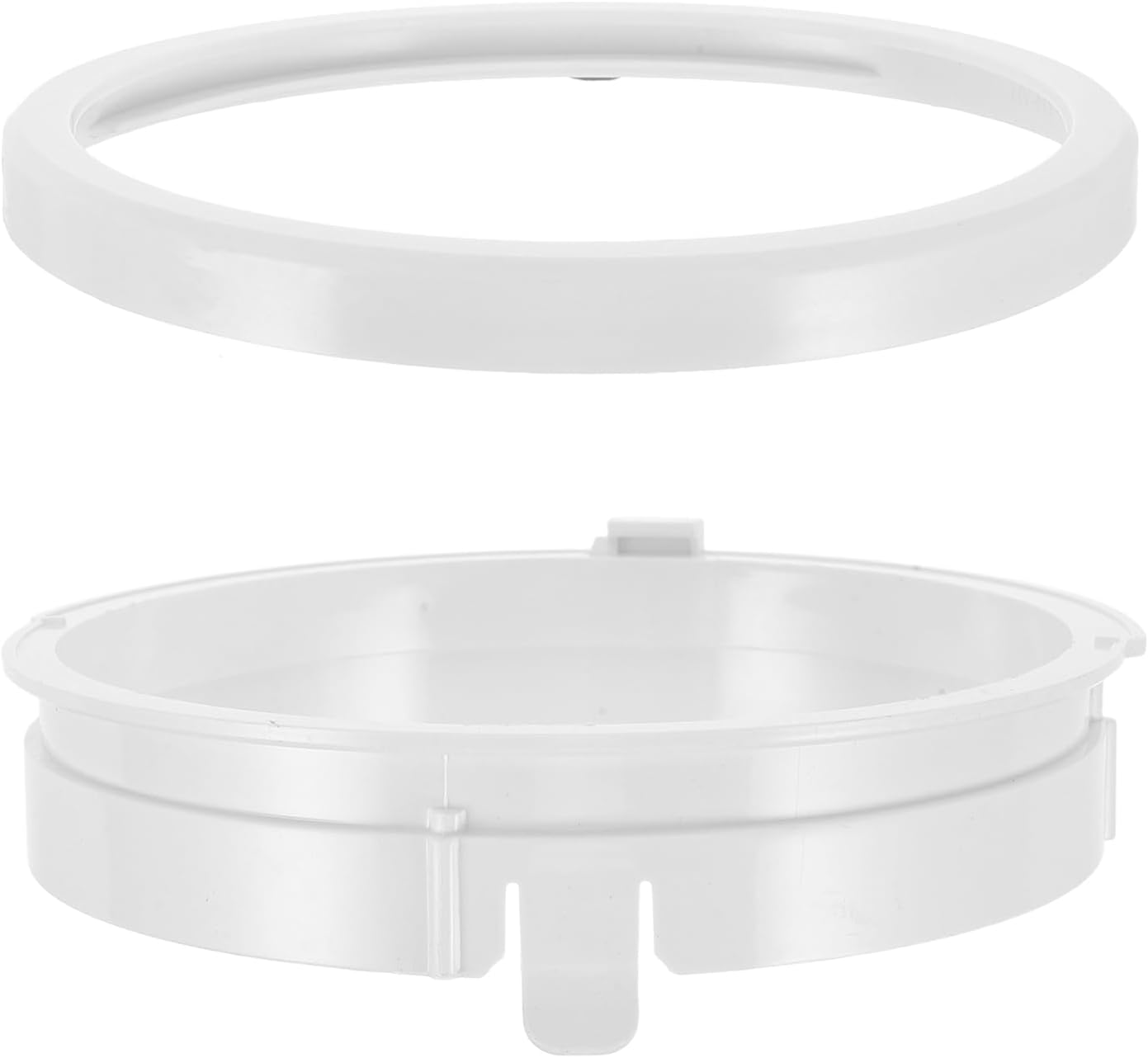 Abluftschlauchadapter Für Tragbare Klimaanlagen, 35, 15 Cm, Robuster Kunststoffverbinder Mit 150 Mm Sicherungsring