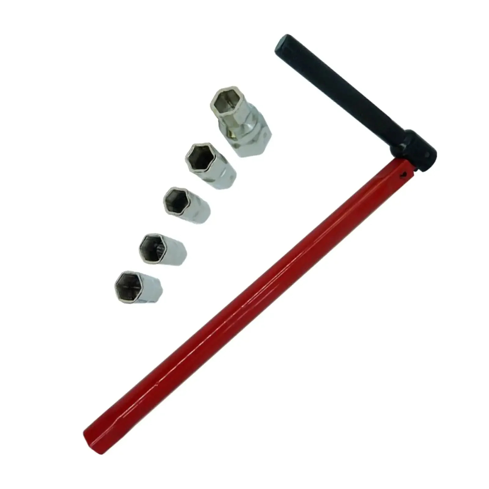 Gewindemutternschlüssel Mit Abnehmbarer Backe – Werkzeugstahl – Öffnungsweite Bis Zu 32 Mm – Inklusive Bits Von 8 Bis 17 Mm