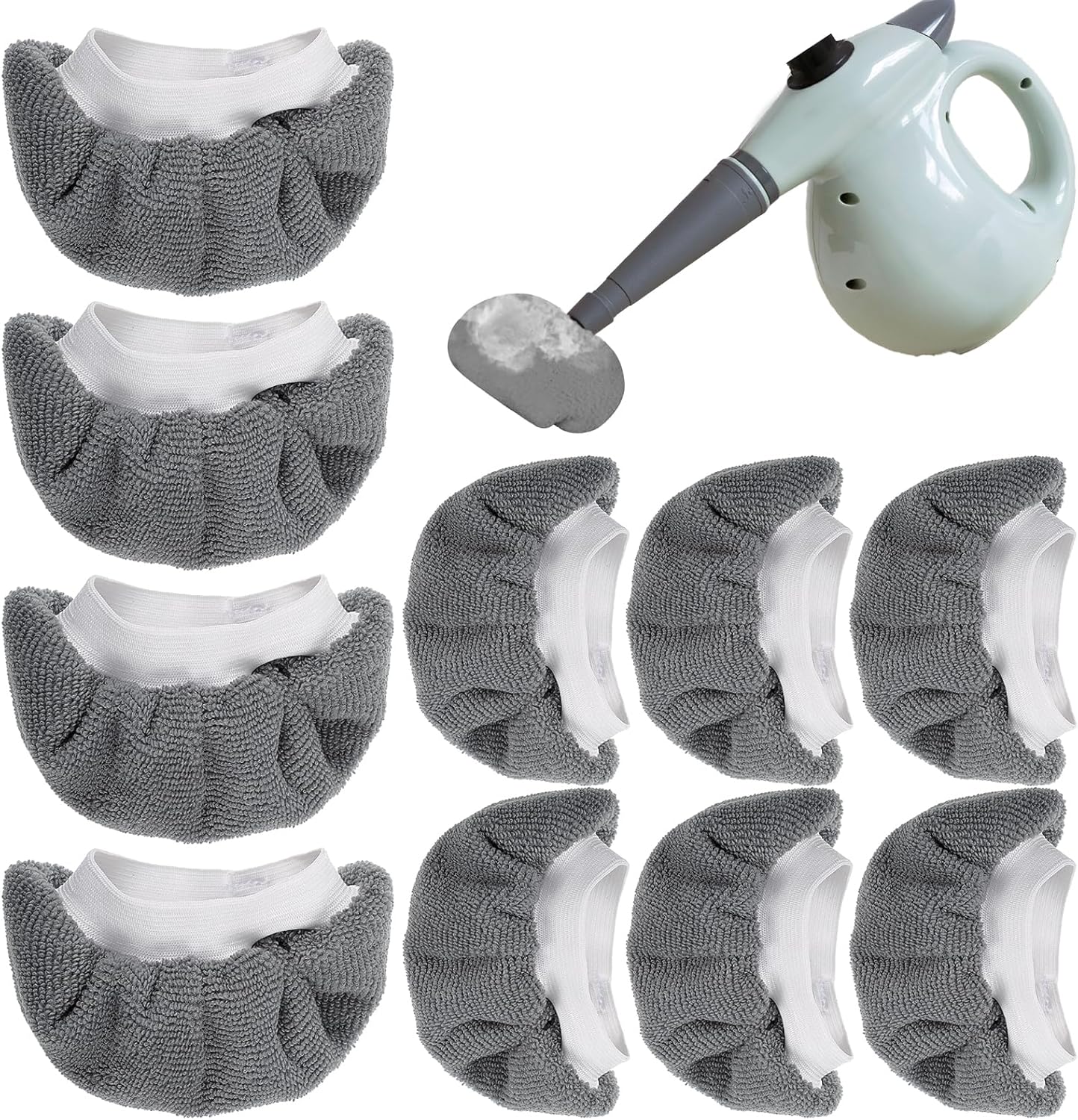 Packung Mit 10 Universellen Reinigungstüchern Für Dampfmopps, Waschbares Zubehör Für Dampfreiniger, Tücher