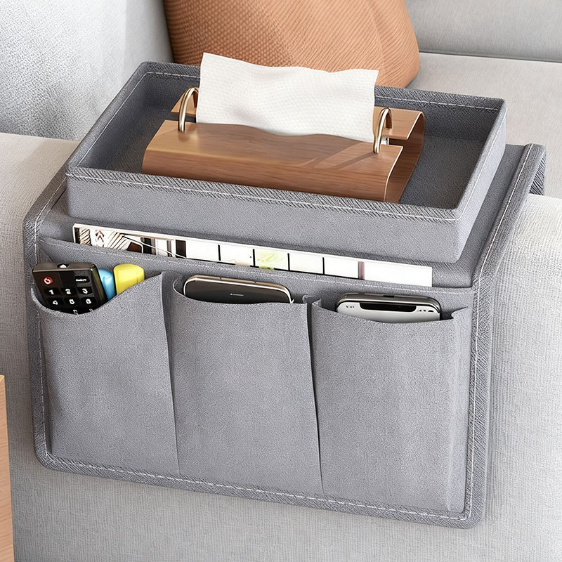 Sofa-organizer-tabletthalter, Aufbewahrungstasche, Armlehnen-sofa-organizer Mit Getränkehalter, Hängender Armlehnen-organizer Mit Taschen