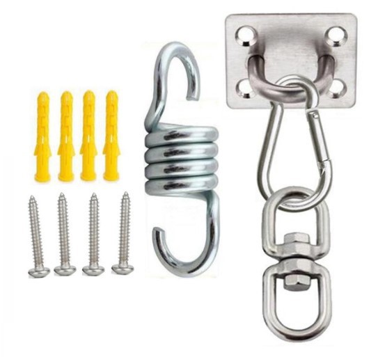 Robuste Hängemattenhaken-sets, Federbelastete Karabiner, Aufhängehaken Für Schaukeln Und Hängesessel