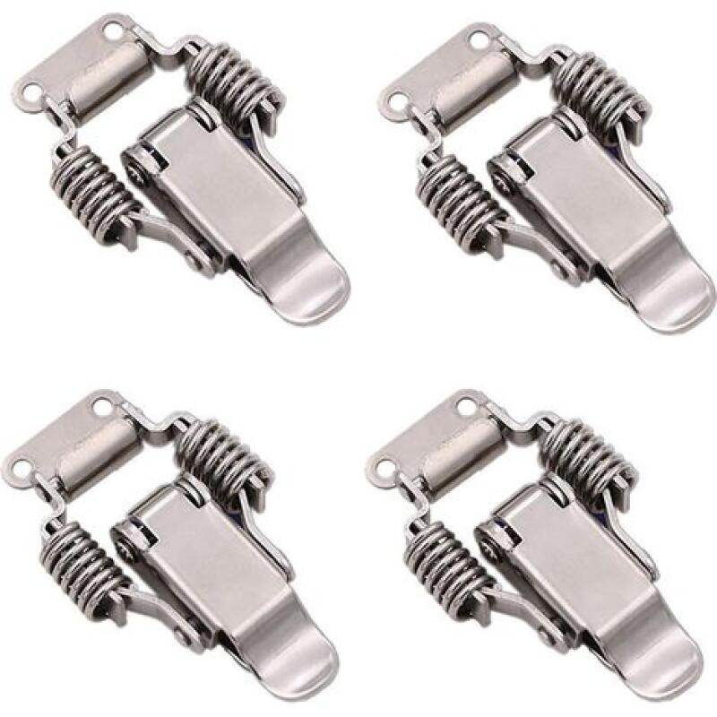 4-teiliges Edelstahl-klemmriegel-set, Hebelschloss-boxriegel, Schnellverschluss-handwerkzeug