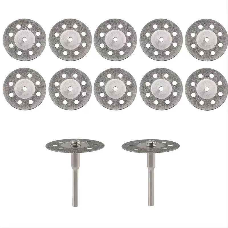 Set Mit 10 Mini-lochtrennscheiben, 20 Mm, Diamanttrennscheiben