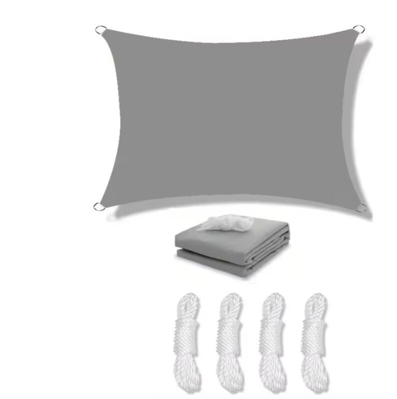 Sonnensegel 3 X 4 M, Sonnenschutz, Atmungsaktiv, Wasserdurchlässig, Für Terrasse, Garten, Balkon, Camping, Rechteckig