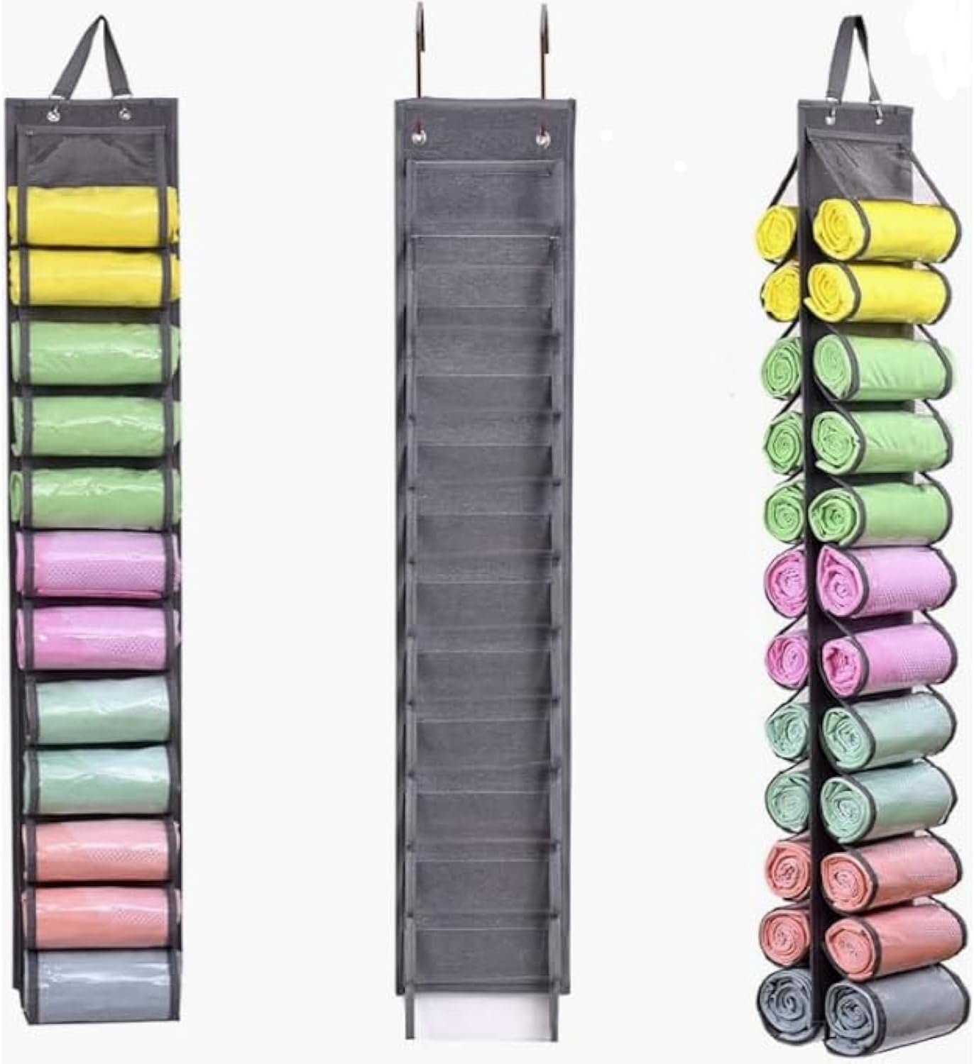 Hängender Kleiderschrank- Und Aufbewahrungsorganizer, Leggings-organizer Mit 24 Taschen, Für Yogahosen, Kleidung