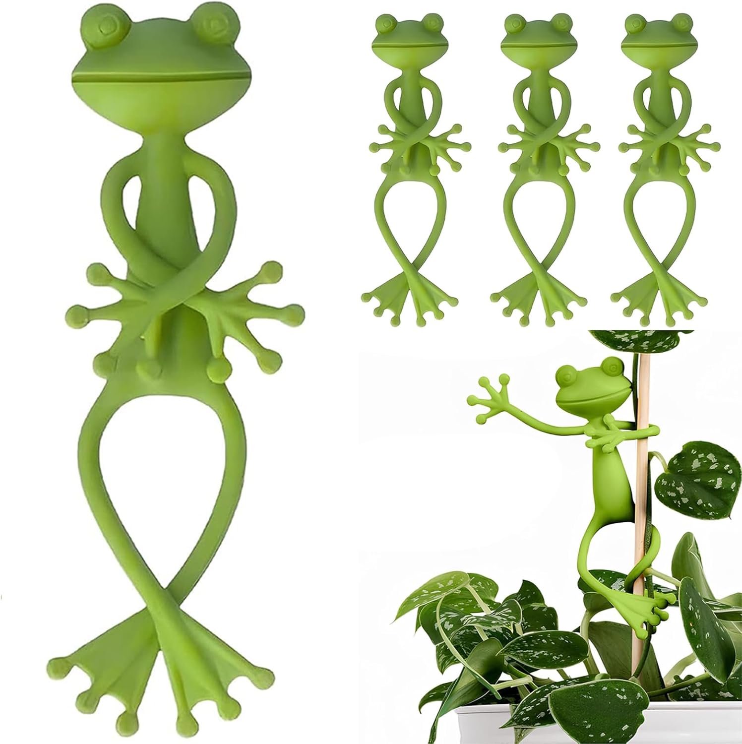 5-teiliges Set Pflanzenbinder, Pflanzenstützen, Clips Für Kletterpflanzen, Pflanzenklemmen Für Töpfe, Blumenbeete Und Balkone