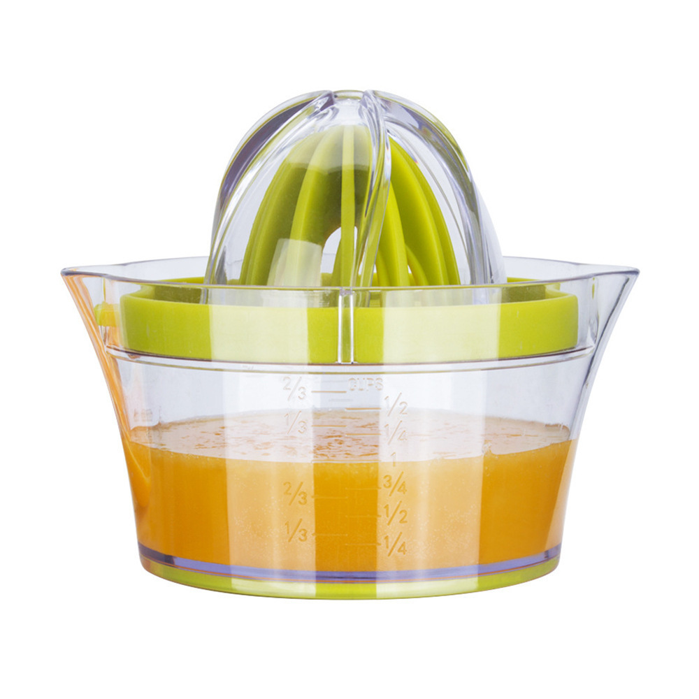 2-in-1 Zitruspresse Mit Messbecher Für Frische Fruchtsäfte, Smoothies, Kochen Und Backen, 14,8 X 8 Cm
