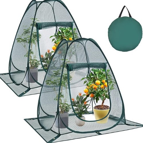 2-teilige Gartenschutzabdeckungen Große Größen – Große, Rutschfeste Stahldrahtbarriere