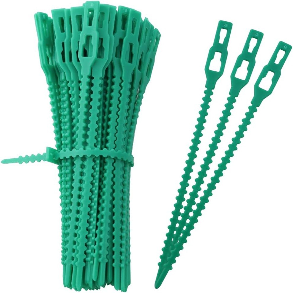 200 Verstellbare Drahtbinder Für Gartenpflanzen, 23 Cm Lange, Flexible Mehrzweck-drahtbinder Aus Kunststoff Zum Sicheren Befestigen Von Ranken