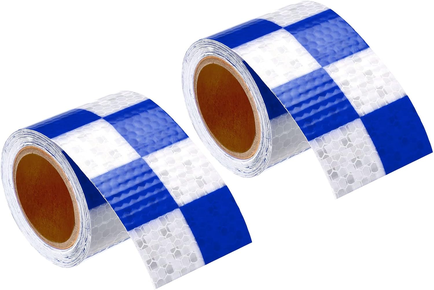 Packung Mit 2 Rollen Reflektierendem Klebeband, 3 M X 5 Cm, Wasserfestes Klebeband, Hohe Sichtbarkeit, Sicherheitswarnung, Reflektor Für Lkw