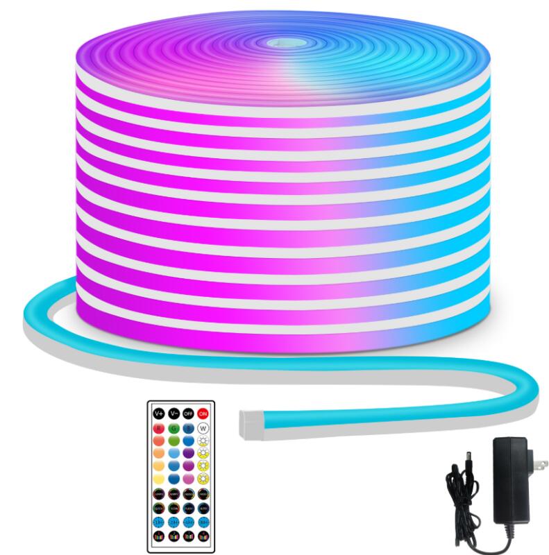M (16,4 Fuß) Rgb-neonlichtstreifen, 5v Usb-led-streifen Mit Touch-controller, Flexible Neon-lichterkette Für Schlafzimmer, Partys