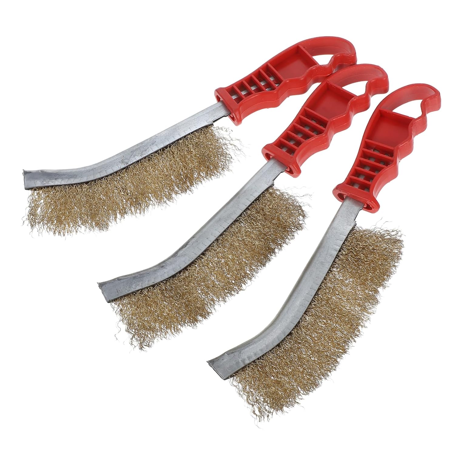 3-teiliges Camping-grillreinigungsbürsten-set, Wiederverwendbare Edelstahl-drahtbürste Für Grill Und Reinigung