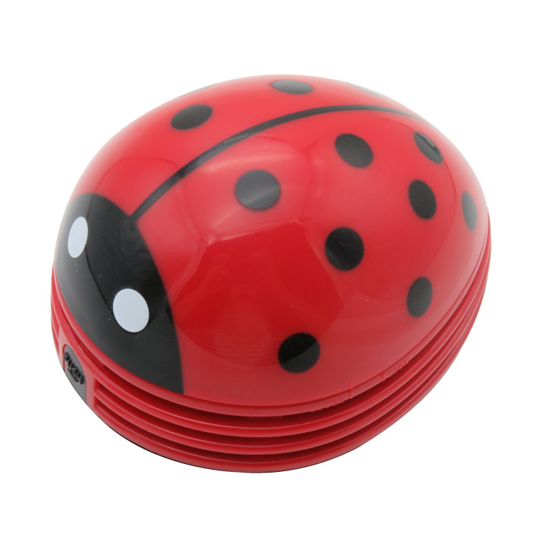 Niedlicher Mini-tischstaubsauger In Käferform, Mini-krümelsauger, Hoover (rot)