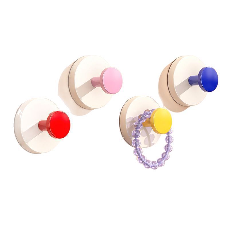 4-teiliges Haken-set Für Badezimmer, Garderobe, Geeignet Für Bad, Küche, Wohnzimmer, Toilette, Vakuum-adsorption, Kein Bohren Erforderlich