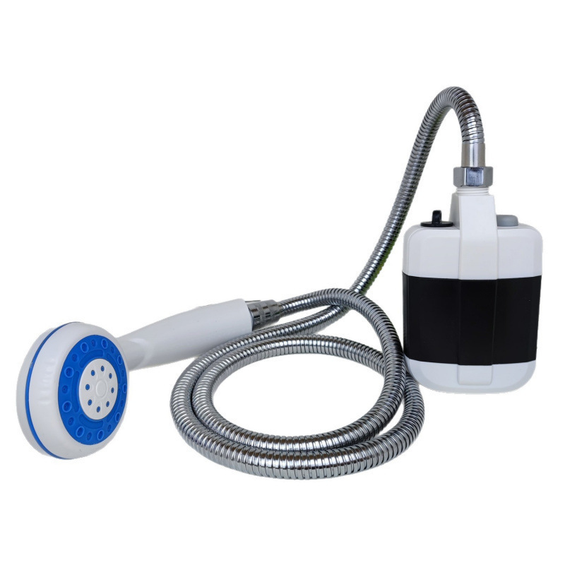Campingdusche, Tragbare Außendusche, Elektrische Handbrause, Wiederaufladbare Elektrische Duschpumpe