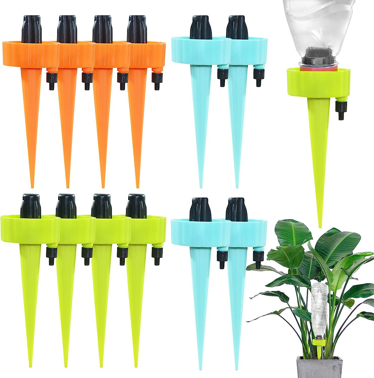12 Tropfbewässerungssets, Automatisches Bewässerungssystem Für Gartenpflanzen, Geeignet Für Innen- Und Außengärten