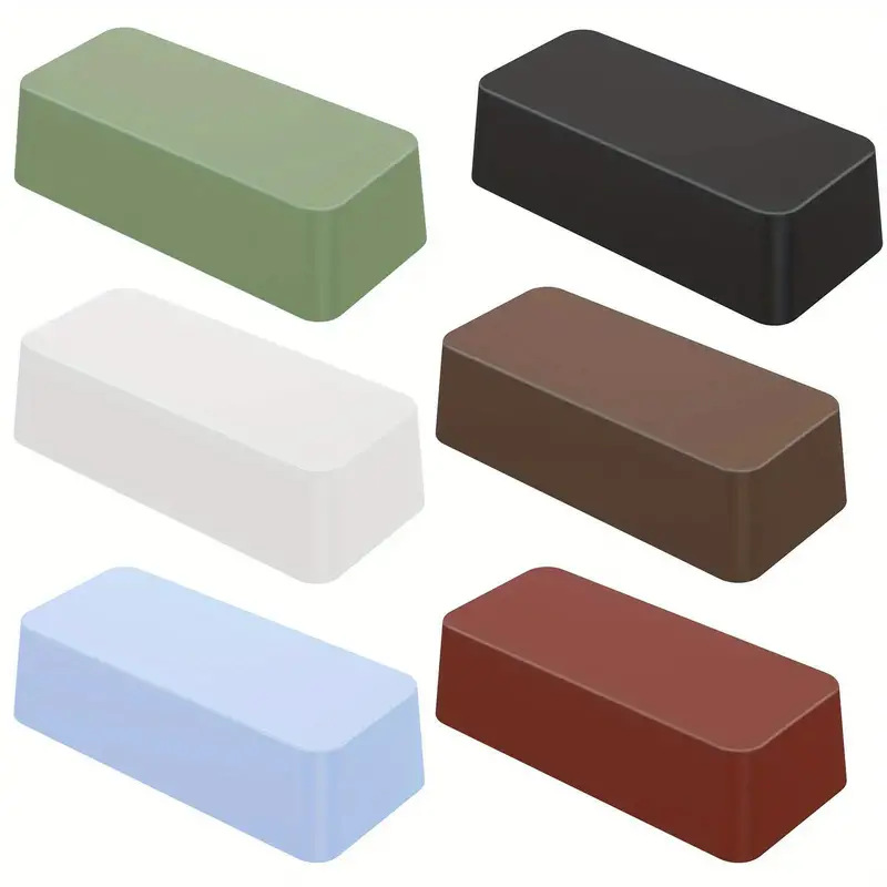 Polierpaste, 6-teiliges Set, Multifunktionale Polierpaste, Schleifwachs Für Edelstahl, Stahl Und Hartmetalllegierungen