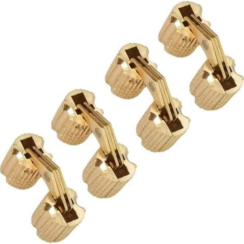 Set Mit 10 Zylindrischen Scharnieren, Unsichtbaren Messing-fassscharnieren, Unsichtbaren Zylindrischen Kupferscharnieren Für Schachteln