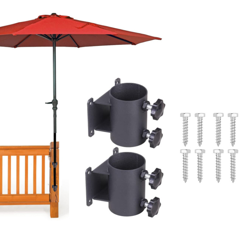 Set Mit 2 Sonnenschirmständern Für Terrasse, Balkon Oder Innenhof