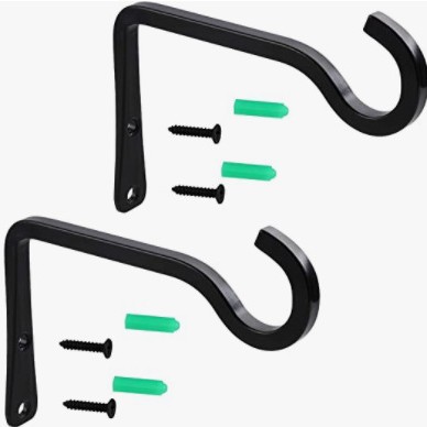 Set Mit 2 Wandhaken Zum Aufhängen Von Blumen, 15 Cm Lange Pflanzenstützen Für Hängeampeln, Vogelhäuser Und Laternen