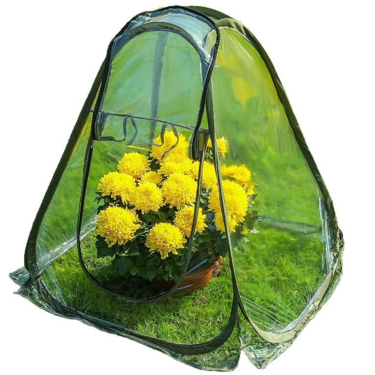 Set Mit 2 Wiederverwendbaren, Faltbaren Netz-pflanzabdeckungen Für Gartenpflanzen – Für Pflanzen Und Gemüse Im Freien