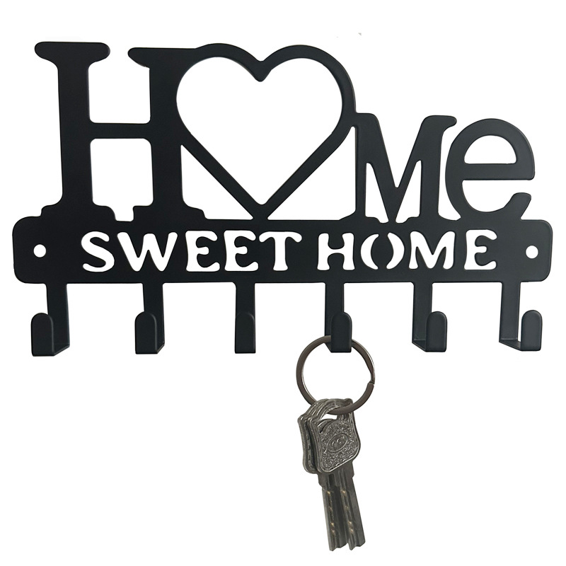 Stück Badezimmerhaken, Garderobenständer, Geeignet Für Badezimmer, Küche, Wohnzimmer, Toilette, Schraubmontage, Sweet Home