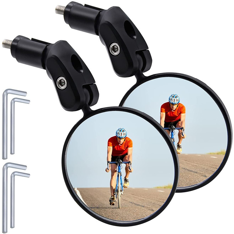 Stück Fahrradspiegel, Hd-fahrradrückspiegel, 360° Verstellbarer Konvexer Spiegel Für Mountainbikes, Elektroroller, Elektrofahrräder