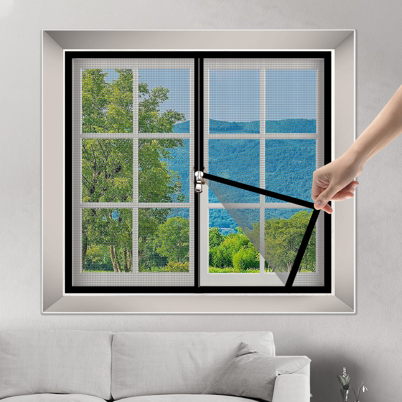Selbstklebendes Moskitonetz Für Fenster Insekten- Und Mückenschutznetz Für Häuser, Wohnungen, Büros, Wohnzimmer, Schlafzimmer, Arbeitszimmer, Küchen