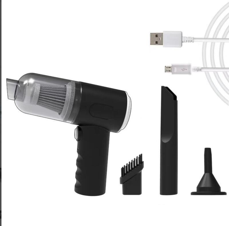 Akku-handstaubsauger, Mini-autostaubsauger 2-in-1, Tragbar, Usb-aufladbar Für Pc, Zuhause, Auto, Büro, Sofa