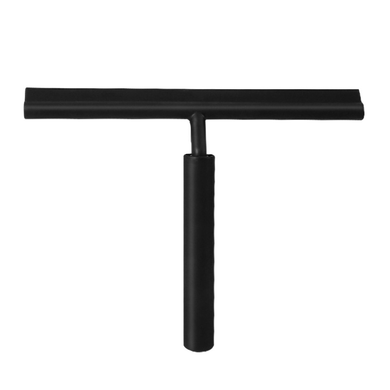 Duschabzieher, Ausziehbar (26–92,7 Cm), Streifenfreie Reinigung Von Glastüren, Schwarzer Glasabzieher Für Dusche, Badezimmer, Fliesen, Spiegel, Fenster, Aus Aluminiumlegierung