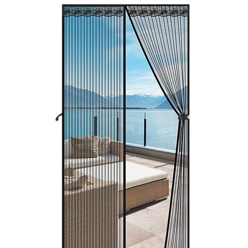 90 X 210 Cm Magnetisches Moskitonetz Für Türen Und Fenster, Automatisch Schließender Magnetischer Moskitovorhang, Magnetisches Moskitonetz Für Türen Und Fenster