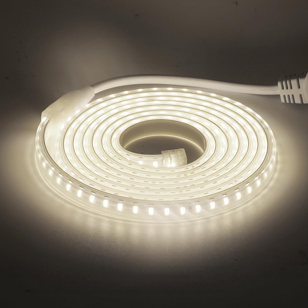Led-streifenleuchte, Ip67 Wasserdicht, 220 V, Flexible Led-streifenleuchte Für Treppen, Innen-/außenküche (10 M)