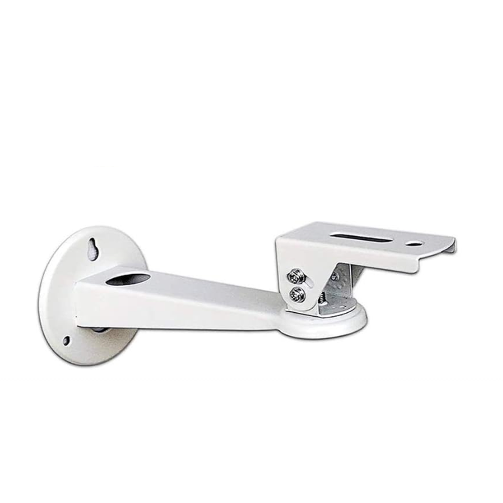 Mini-wandhalterung Für Projektoren, 16–20 Cm 360°-drehung, 60°-neigung, Für Kameras/projektoren/webcams – Material: Weißer Kohlenstoffstahl