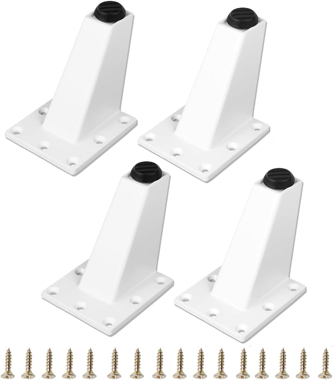 Set Mit 4 Höhenverstellbaren Möbelfüßen – 10 Cm – Dreieckig – Für Schränke, Sofas, Couchtische, Tv-möbel Und Andere Möbel