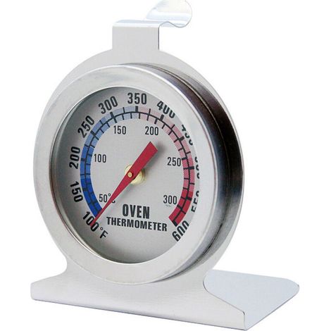 Ofenthermometer, 50-300 °c / 100-600 °f, Analoge Sofortanzeige Für Backofen, Grill, Fritteuse, Smoker Und Kochen In Edelstahlgeräten.