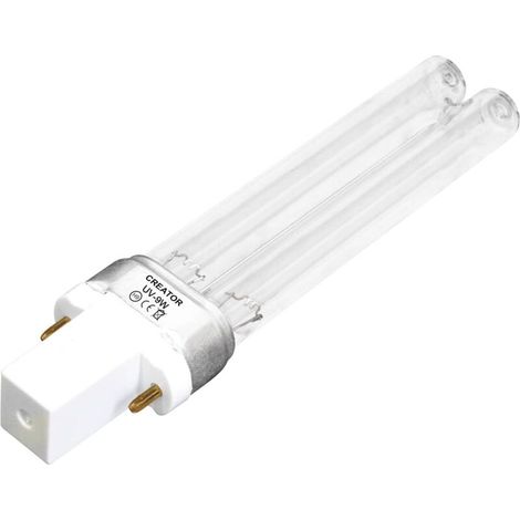 Uv-lampe, Uv-sterilisationslampe, Uvc-ersatzlampe Für Aquarien, 9 W, G23