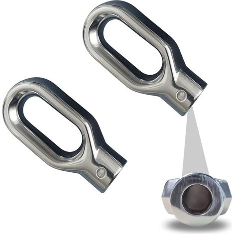 Manuelle Windenaustrittsringe Aus Aluminiumlegierung, Hohe Festigkeit, Einfache Montage An Der Markise (10 Mm Hauptloch, 4 Mm Kleine Seitenlöcher)