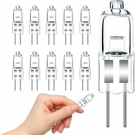 G4 12v 20w Dimmbare Halogen-schienenstrahlerlampen, Stiftsockel, 12er-packung