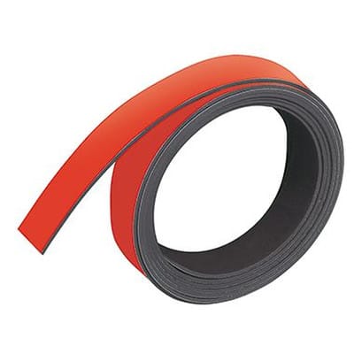 Magnetband 10 mm x 1 m (b x l) rot 10 mm x 1 m (b x l) rot