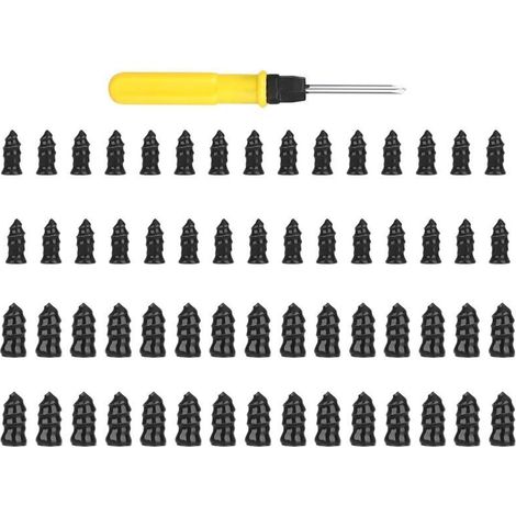 Gummireifenreparaturbolzen. Selbstheilende Schraube Mit Schraubendreher. Bolzen Zur Reparatur Von Reifen An Autos, Motorrädern, Lkw, Schneemobilen Und Traktoren.